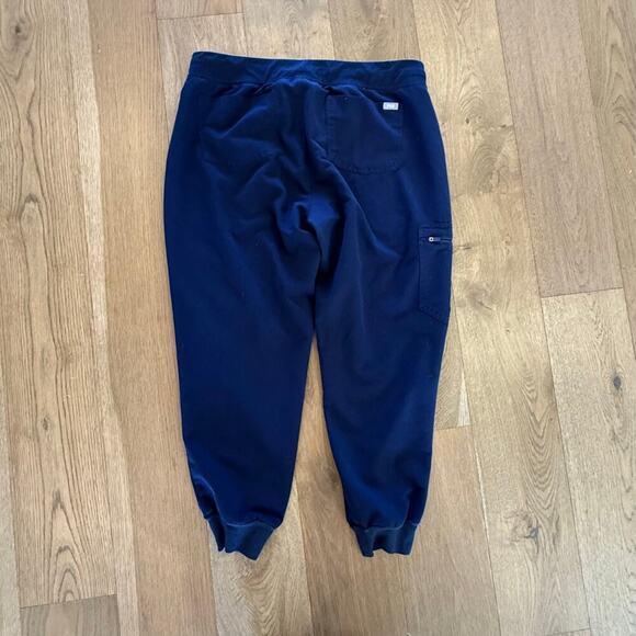 Figs Women’s Zamora Jogger Scrub Pants Navy Blue‎ XL Petite PO#1670 - Picture 2 of 4